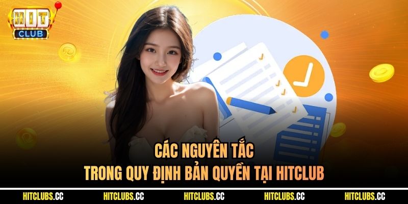 Các nguyên tắc trong quy định bản quyền tại Hitclub